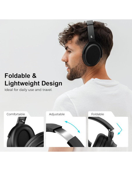 Auriculares Inalámbricos Edifier WH700NB con ANC - Negro Auriculares Inalámbricos Edifier WH700NB con ANC - Negro