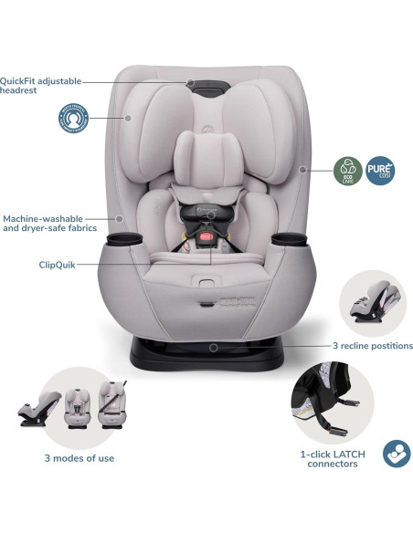 Maxi-Cosi Pria Max 3-en-1 Asiento de Auto Convertible 7.5 kg Maxi-Cosi Pria Max 3-en-1 Asiento de Auto Convertible 7.5 kg