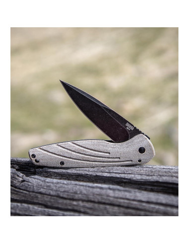 Cuchillo Plegable Ontario Knife Company Shikra 8.13 cm Titanio