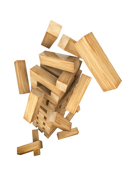 Juego de Fiesta Torre Inestable Spin Master 6061667 - 48 Bloques Juego de Fiesta Torre Inestable Spin Master 6061667 - 48 Bloques