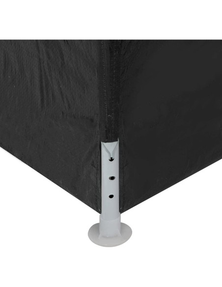 Carpa de Fiesta YELWHI 3x3m Antracita Resistente al Agua Carpa de Fiesta YELWHI 3x3m Antracita Resistente al Agua