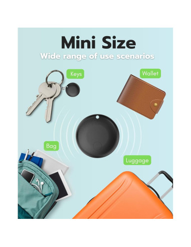 Mini Air Tags eirix 2-Pack iOS, IP67 Impermeables, Localizador