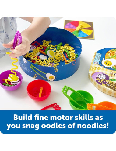 Juego de Habilidades Motoras Finas Learning Resources Noodle Knockout 67 Piezas