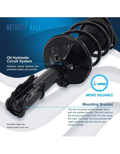 Amortiguadores Delanteros y Barras Estabilizadoras Toyota Corolla 2003-2008 Detroit Axle