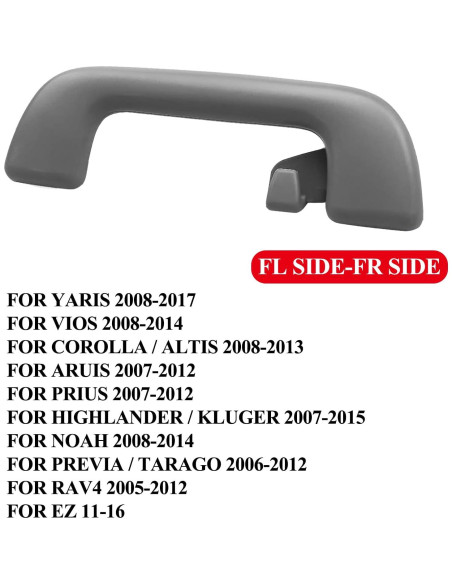 Mango de Techo Interior E-Vniko para Toyota Corolla Yaris Rav4 Mango de Techo Interior E-Vniko para Toyota Corolla Yaris Rav4