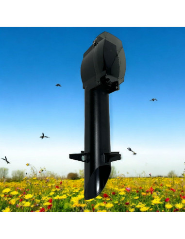 Poste de Iluminación Jardín iMBAPrice GPD19B Negro 19.5"