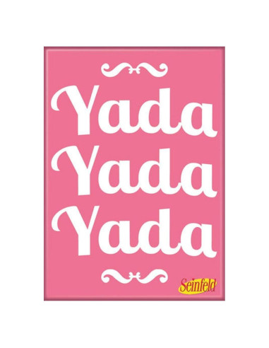 Imán para Refrigerador Ata-Boy Seinfeld Yadda 6.35x8.89 cm