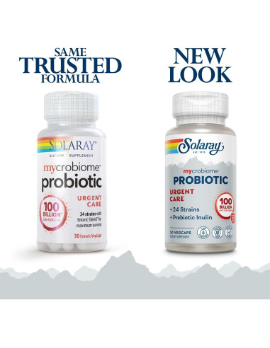 Probiotico Mycrobiome Solaray 100 Mil Millones CFU 30 VegCaps