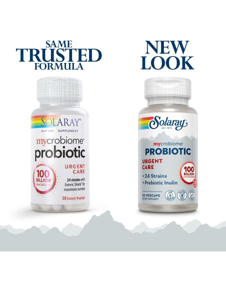 Probiotico Mycrobiome Solaray 100 Mil Millones CFU 30 VegCaps Probiotico Mycrobiome Solaray 100 Mil Millones CFU 30 VegCaps