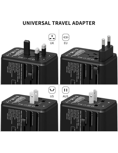 Adaptador de Viaje Universal DONGGUAN 5.8A 6 Puertos USB