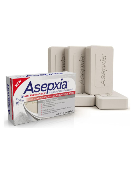Jabón en Barra Asepxia Tratamiento Acné 113 g 5 Unidades Jabón en Barra Asepxia Tratamiento Acné 113 g 5 Unidades