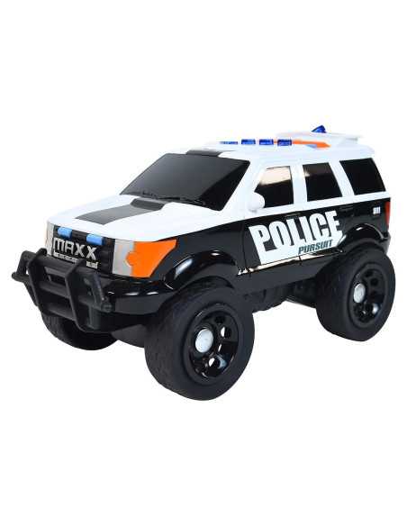 Coche de Policía Motorizado Maxx Action Sunny Days 30.48 cm Coche de Policía Motorizado Maxx Action Sunny Days 30.48 cm