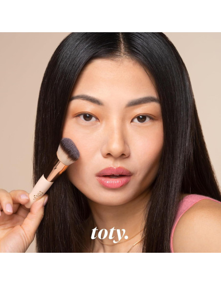 Brocha Ilumina Toty por Sofía Vergara - Angulada Vegana 17cm Brocha Ilumina Toty por Sofía Vergara - Angulada Vegana 17cm