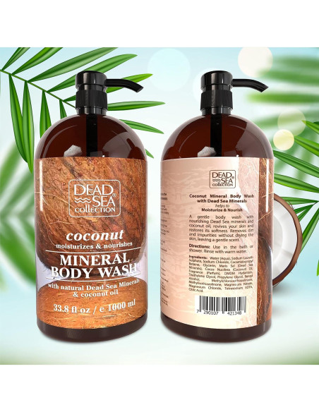 Gel de Ducha Hidratante Coco Colección del Mar Muerto 1000 ml Gel de Ducha Hidratante Coco Colección del Mar Muerto 1000 ml