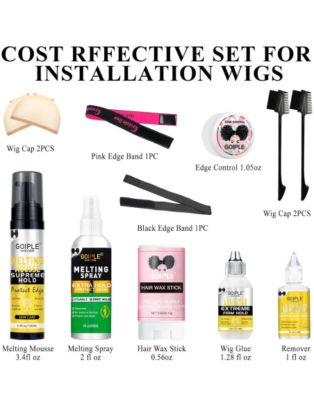 Kit Mousse Derretir Encaje WOZUTUNT 100ml + Spray 60ml + Accesorios Kit Mousse Derretir Encaje WOZUTUNT 100ml + Spray 60ml + Accesorios