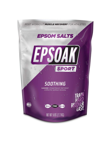 Sal de Epsom Epsoak Sport Lavanda 2.27 kg - Baño Calmante