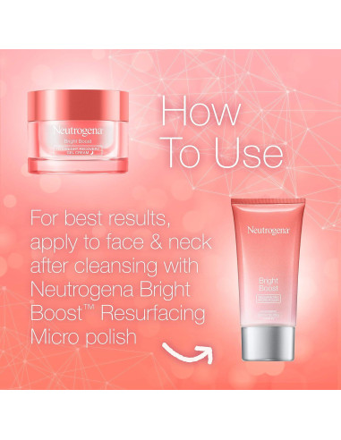 Crema de Gel Nocturna Neutrogena Bright Boost 50 ml