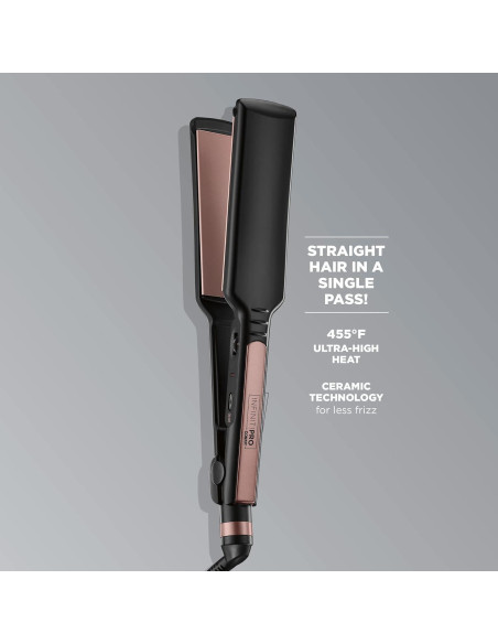 Plancha de Pelo Cerámica Rose Gold Conair CS812N 3.2 cm Plancha de Pelo Cerámica Rose Gold Conair CS812N 3.2 cm