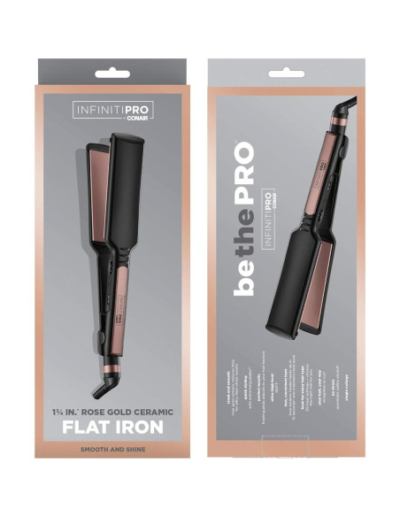 Plancha de Pelo Cerámica Rose Gold Conair CS812N 3.2 cm Plancha de Pelo Cerámica Rose Gold Conair CS812N 3.2 cm
