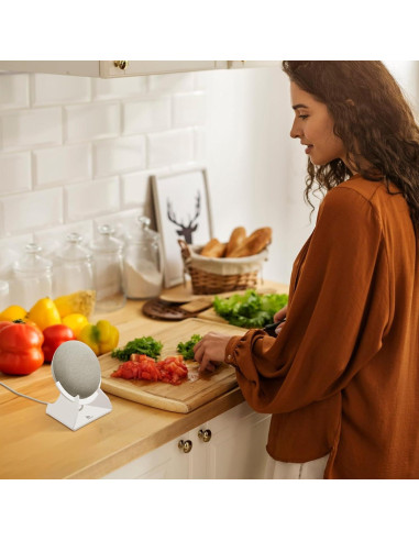 Soporte de Escritorio TXEsign para Google Nest Mini Blanco