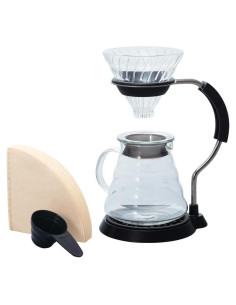 Hario V60 Goteador de Café con Soporte y Filtros 1.44 kg