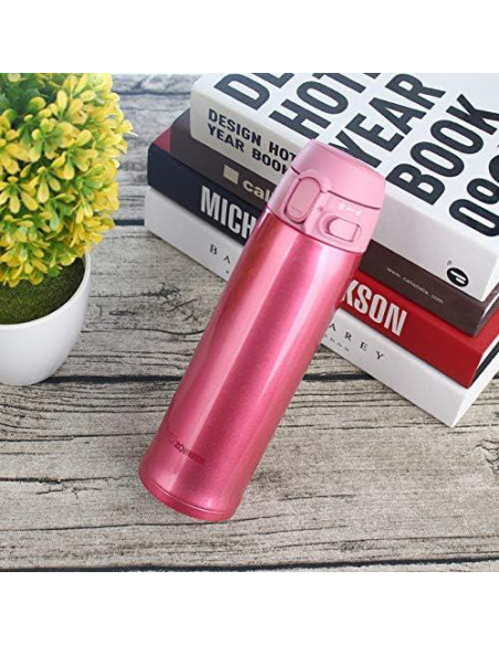 Taza de Acero Inoxidable Zojirushi SM-TA48PA 0.47L Rosa Taza de Acero Inoxidable Zojirushi SM-TA48PA 0.47L Rosa