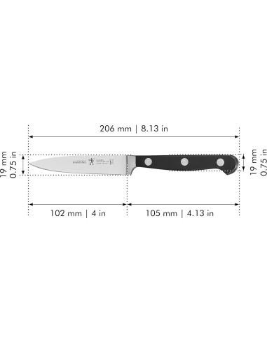 Cuchillo de Pelar HENCKELS 10.16 cm Acero Inoxidable Clásico