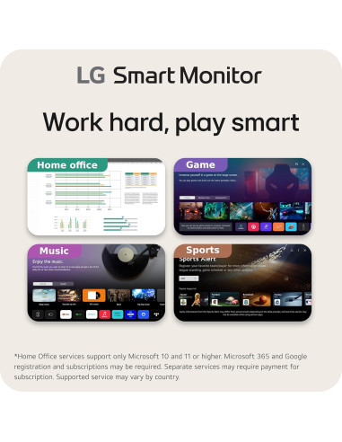 Monitor Inteligente LG 27SR75U-W 27" 4K UHD IPS webOS 23