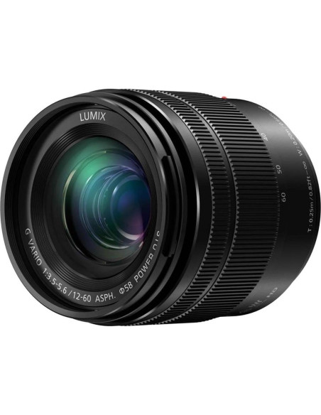 Lente Panasonic LUMIX G Vario 12-60mm F3.5-5.6 Micro Cuatro Tercios Lente Panasonic LUMIX G Vario 12-60mm F3.5-5.6 Micro Cuatro Tercios