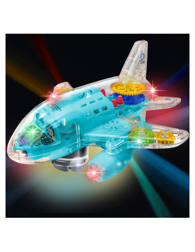Juguete de avión iluminado ArtCreativity 20.96 cm para niños
