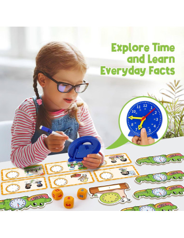 Reloj de Aprendizaje Edulok para Niños - Enseña a Decir la Hora