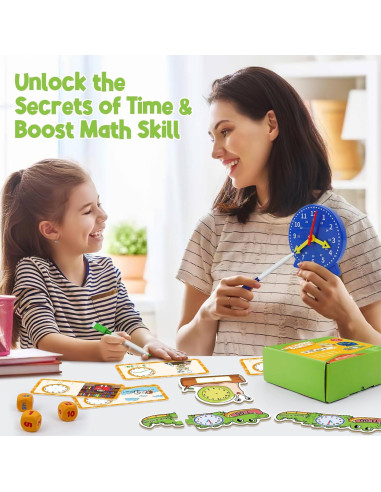 Reloj de Aprendizaje Edulok para Niños - Enseña a Decir la Hora