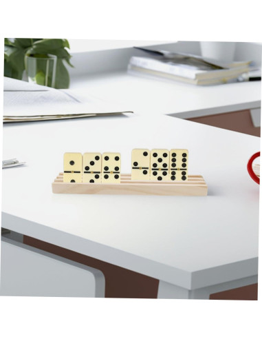 Bandejas de Dominó de Madera Antideslizantes 2 Pcs - Abaodam