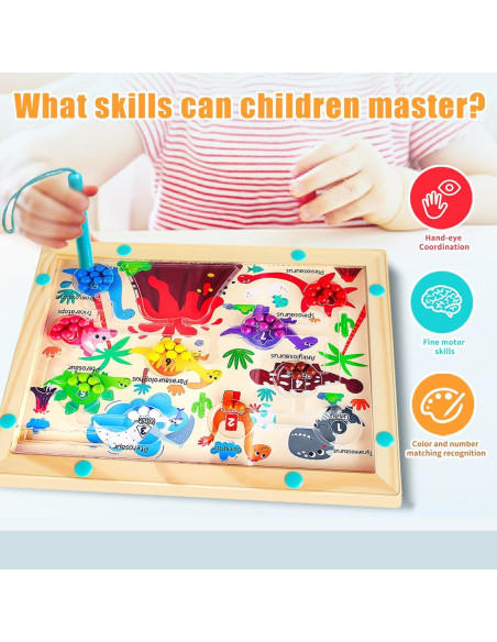 Labertinto Magnético Montessori Simente 21x28 cm para Niños Labertinto Magnético Montessori Simente 21x28 cm para Niños