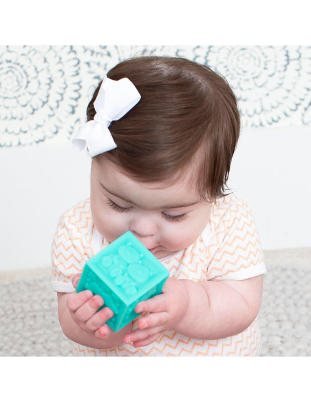 Conjunto de Bloques Apilables Infantino - 8 Piezas Suaves 6 Meses+ Conjunto de Bloques Apilables Infantino - 8 Piezas Suaves 6 Meses+