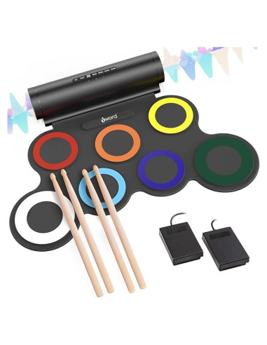Set de Batería Electrónica IWORD G6009 Plegable 10 Horas