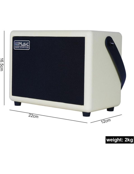 Amplificador de guitarra eléctrica Coolmusic Único 10G 10W inalámbrico Amplificador de guitarra eléctrica Coolmusic Único 10G 10W inalámbrico