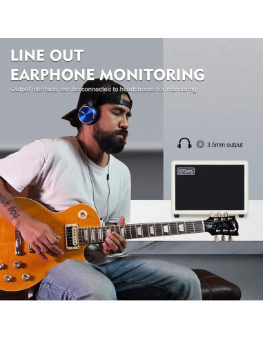 Amplificador de guitarra eléctrica Coolmusic Único 10G 10W inalámbrico