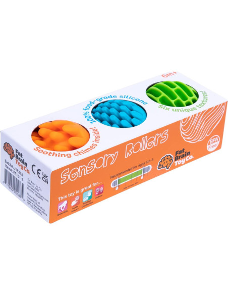 Rodillos Sensoriales Fat Brain Toys - Esferas con Campanas Rodillos Sensoriales Fat Brain Toys - Esferas con Campanas