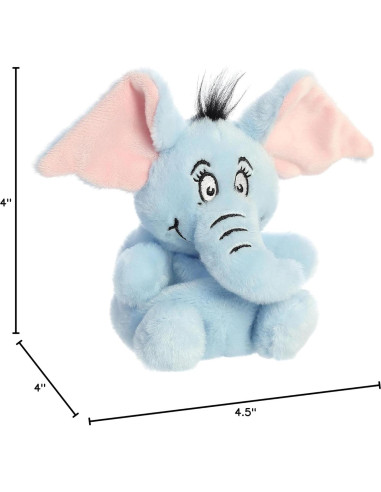 Peluche Horton Dr. Seuss Aurora 12.7 cm Azul - Licencia Oficial