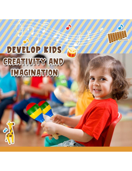 Set de Instrumentos Musicales LOOIKOOS para Niños 1-3 Años Set de Instrumentos Musicales LOOIKOOS para Niños 1-3 Años