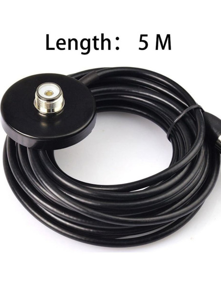 Antena Banda Dual TengKo HH-N2RS 400-470MHz VHF UHF con Base Magnética Antena Banda Dual TengKo HH-N2RS 400-470MHz VHF UHF con Base Magnética