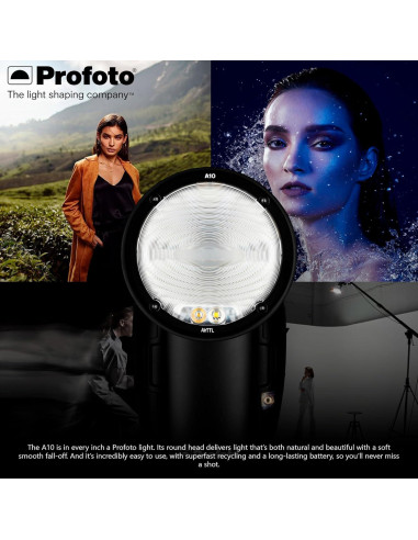Profoto A10 Flash en Cámara para Nikon + Profoto Connect