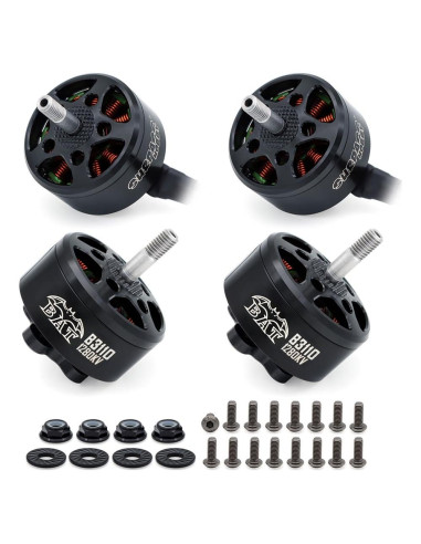Motores Brushless FPV SURPASS B3110 1280KV para Drones 5S