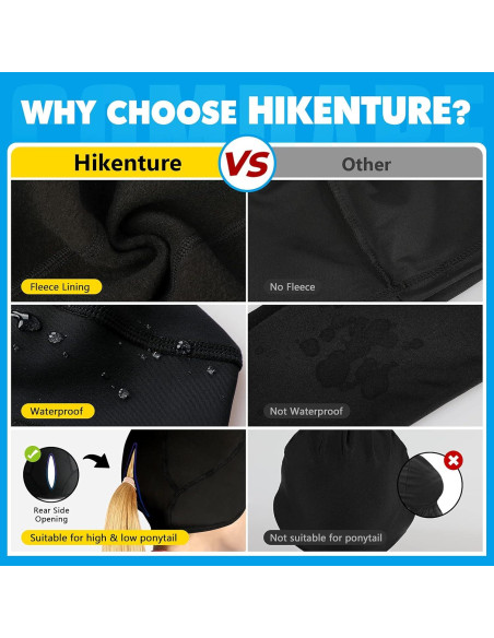 Gorro de Invierno para Mujeres Hikenture con Agujero para Coleta Gorro de Invierno para Mujeres Hikenture con Agujero para Coleta