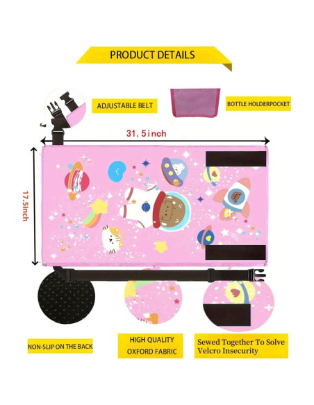 Cama de avión portátil para niños Rdttlv 95x45 cm rosa Cama de avión portátil para niños Rdttlv 95x45 cm rosa