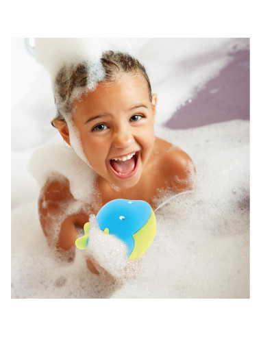 Juguete de Baño Ballena DolliBu - Flotante para Niños 6.99x7.11cm