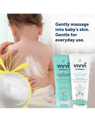 Loción Suave 2-en-1 Vivvi & Bloom para Bebés 240 ml