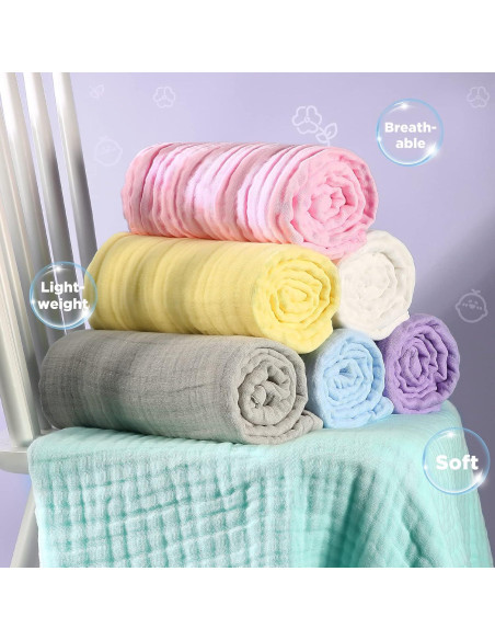 Toallas de Baño para Bebés MUKIN 2 Piezas Algodón Suave 105 cm Toallas de Baño para Bebés MUKIN 2 Piezas Algodón Suave 105 cm