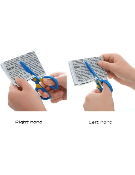 Kit de Tijeras de Seguridad AMASSAN para Niños - 3 Piezas y 60 Hojas de Papel Kit de Tijeras de Seguridad AMASSAN para Niños - 3 Piezas y 60 Hojas de Papel